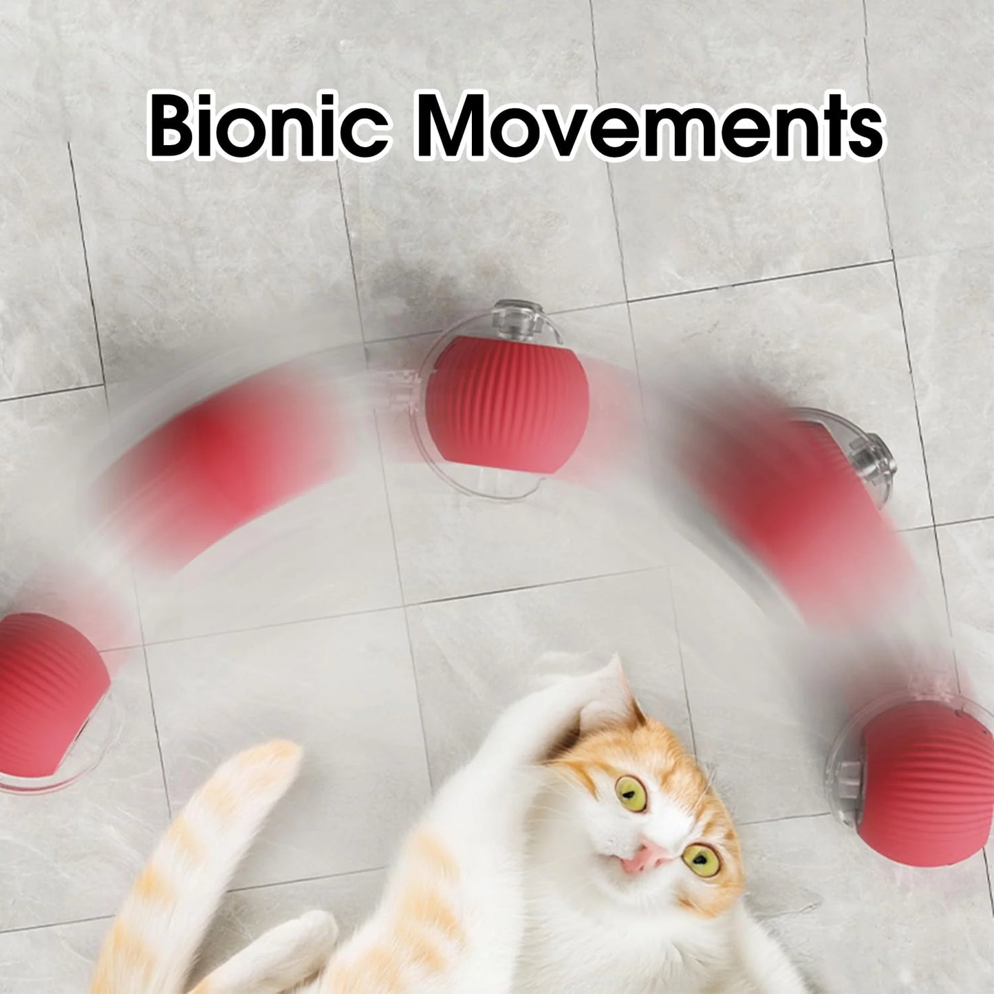 Smart Interactive Pet Ball – USB Rechargeable Bouncing Toy for Dogs & Cats