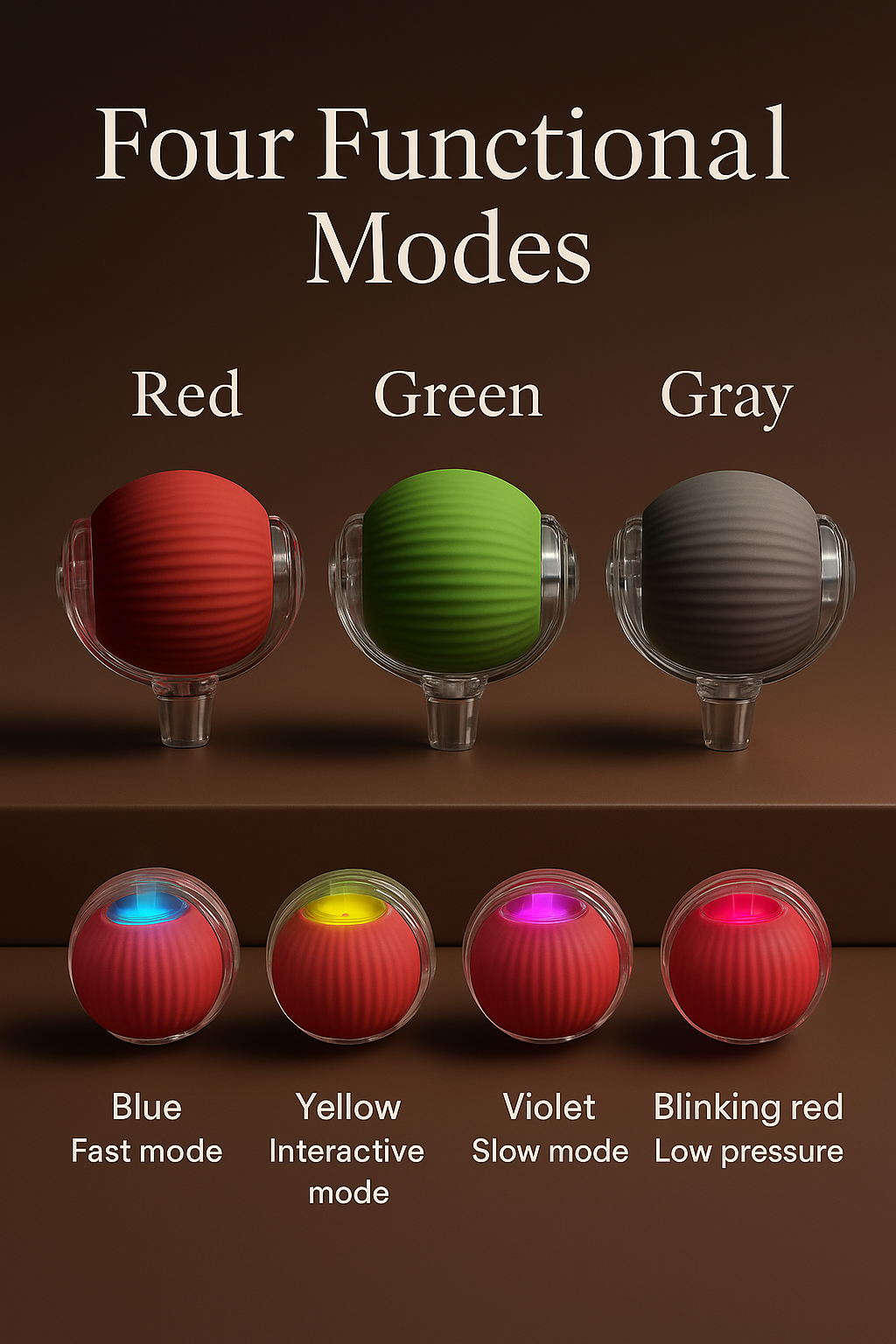 Smart Interactive Pet Ball – USB Rechargeable Bouncing Toy for Dogs & Cats