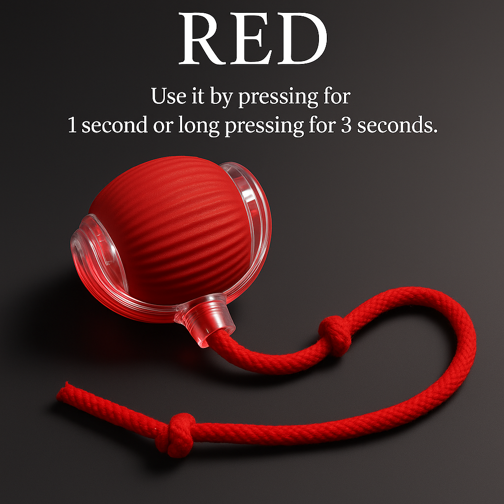 Smart Interactive Pet Ball – USB Rechargeable Bouncing Toy for Dogs & Cats