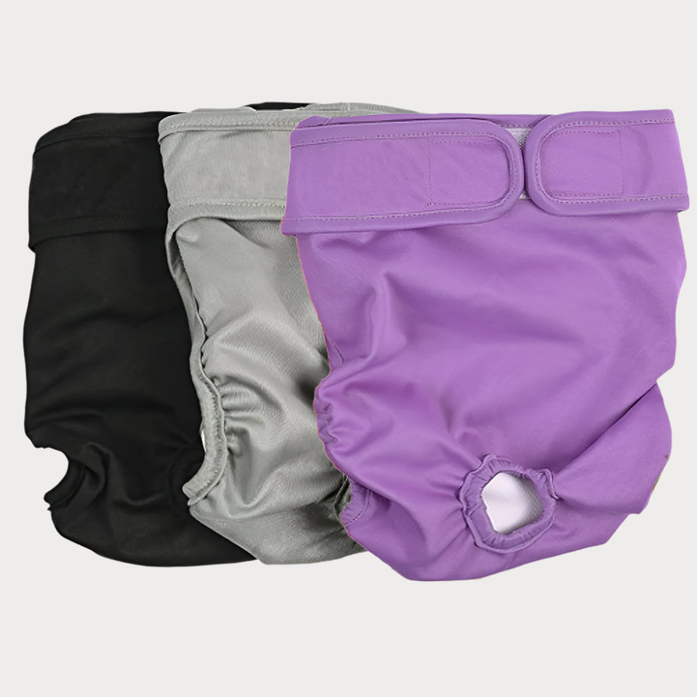 Reusable Dog Diapers for Female Dogs – Adjustable, High Absorbent Pet Nappies & Panties for All Sizes