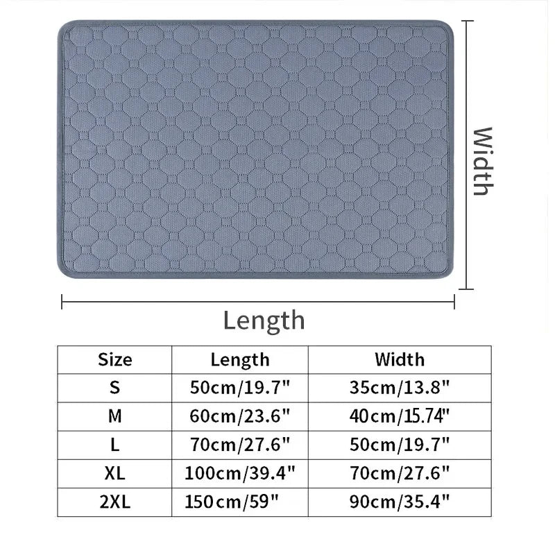 Reusable Dog Urine Pad β Washable, Anti-Slip Puppy Training & Bed Protector