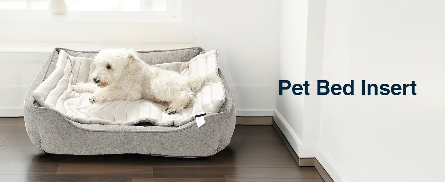 Cooling Pet Bed + FREE Pet Hair Removal Glove – Large Breathable Summer Mat for Dogs & Cats