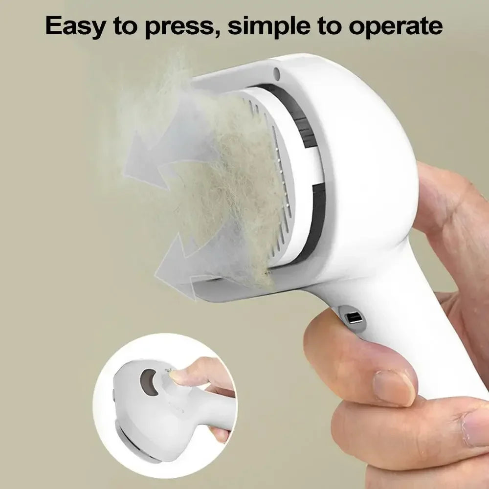 2-in-1 Pet Spray & Hair Comb – Dematting & Grooming Brush for Cats & Dogs