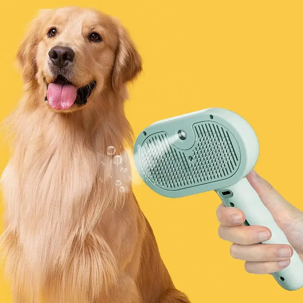 2-in-1 Pet Spray & Hair Comb – Dematting & Grooming Brush for Cats & Dogs