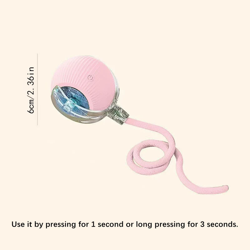 Smart Interactive Pet Ball – USB Rechargeable Bouncing Toy for Dogs & Cats