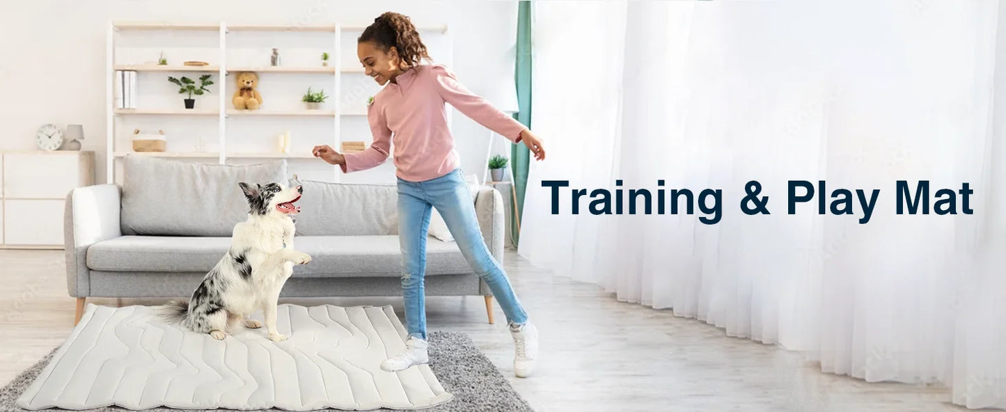 Cooling Pet Bed + FREE Pet Hair Removal Glove – Large Breathable Summer Mat for Dogs & Cats