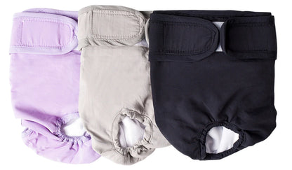Reusable Dog Diapers for Female Dogs – Adjustable, High Absorbent Pet Nappies & Panties for All Sizes