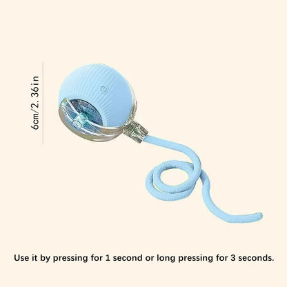Smart Interactive Pet Ball – USB Rechargeable Bouncing Toy for Dogs & Cats