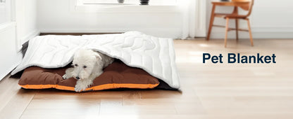 Cooling Pet Bed + FREE Pet Hair Removal Glove – Large Breathable Summer Mat for Dogs & Cats