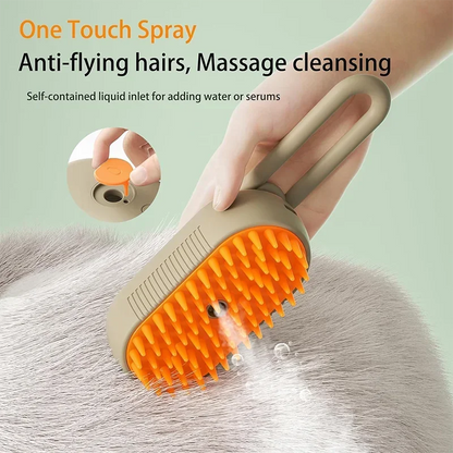2-in-1 Pet Spray & Hair Comb – Dematting & Grooming Brush for Cats & Dogs