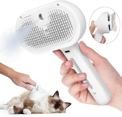 2-in-1 Pet Spray & Hair Comb – Dematting & Grooming Brush for Cats & Dogs